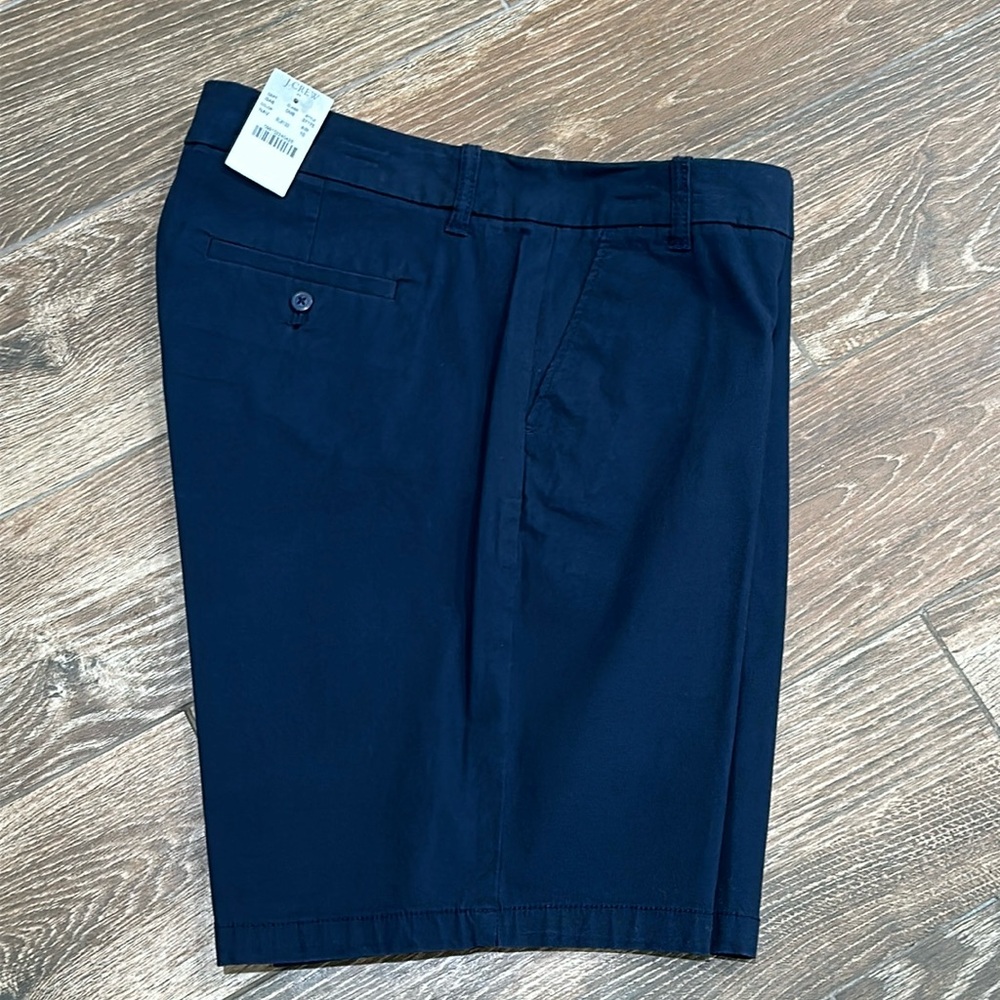 New J. Crew Navy Bermuda Shorts size 10
